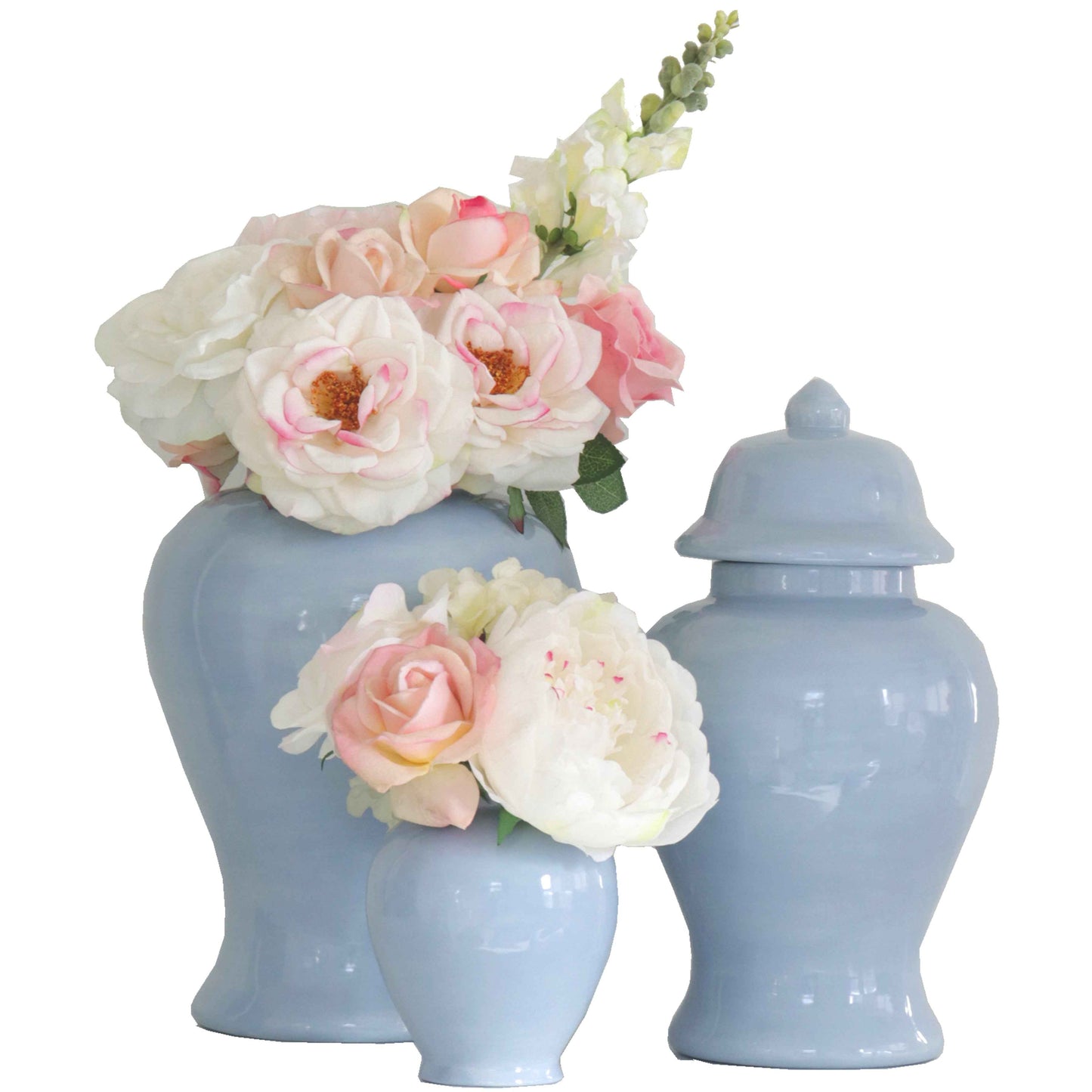 Serenity Blue Ginger Jars