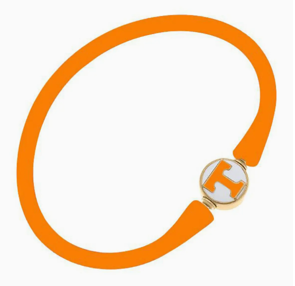 Tennessee Volunteers Enamel Silicone Bali Bracelet - Orange