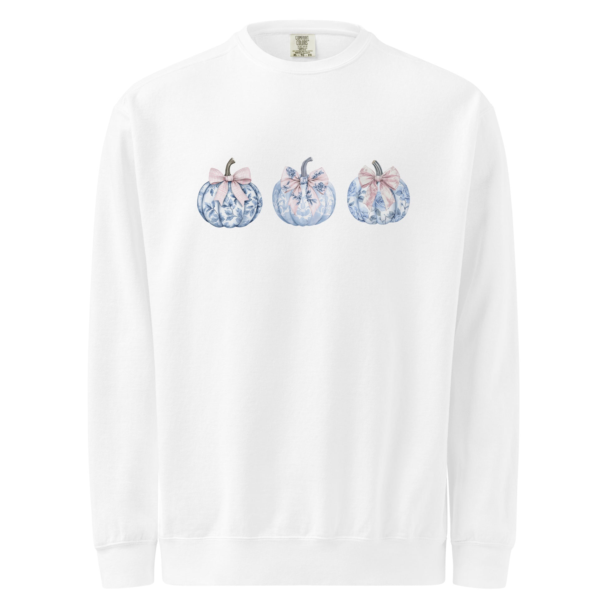 Chinoiserie Pumpkins Oversized Sweatshirt - Sorelle Gifts