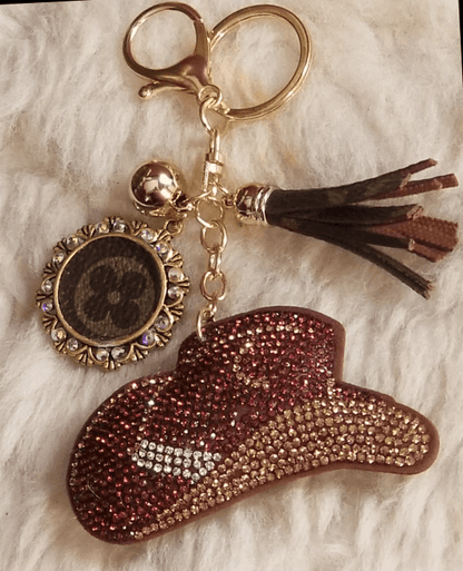 Louis Vuitton Wristlet LV repurposed recycled keychain valet