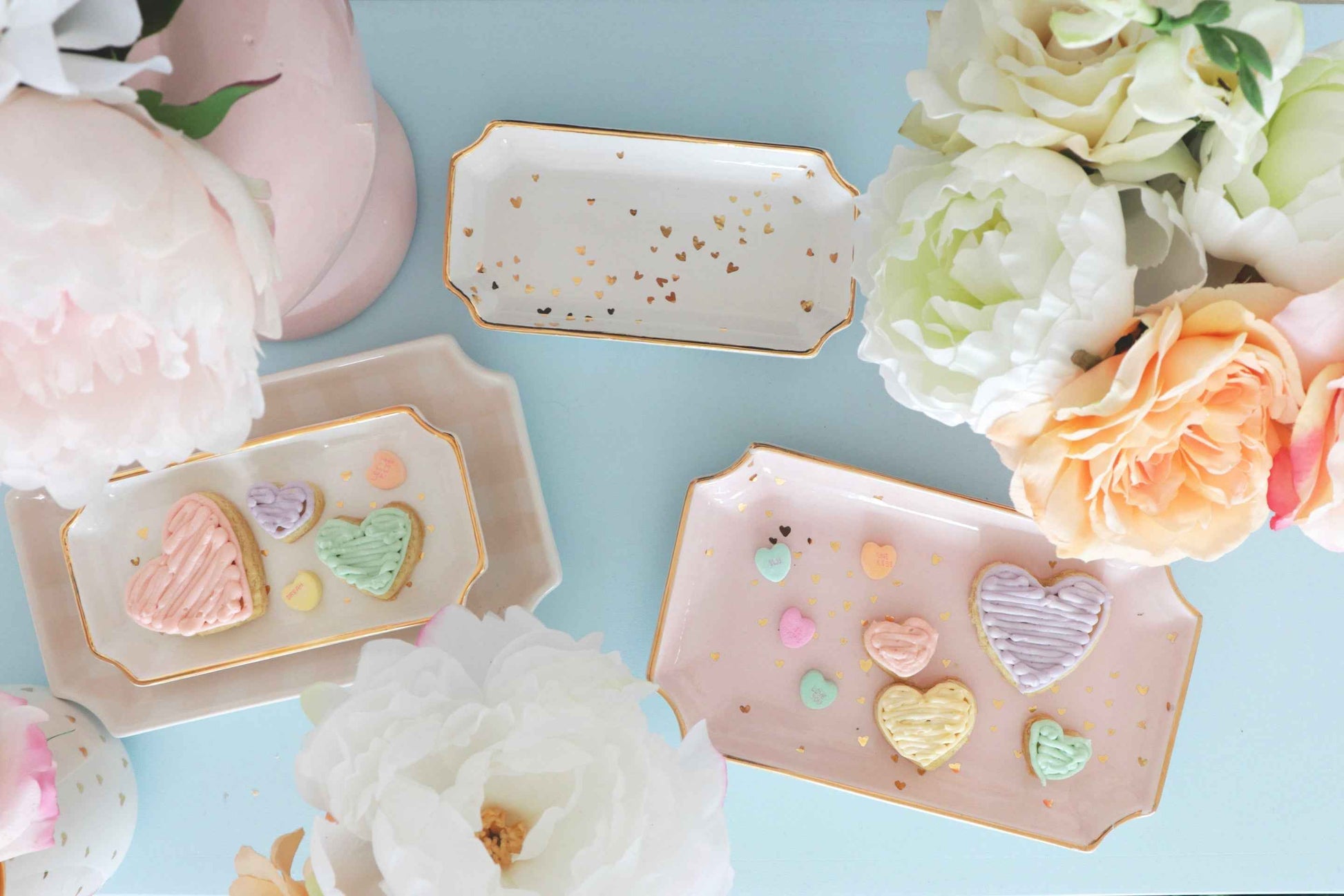 "Confetti Hearts" Tray