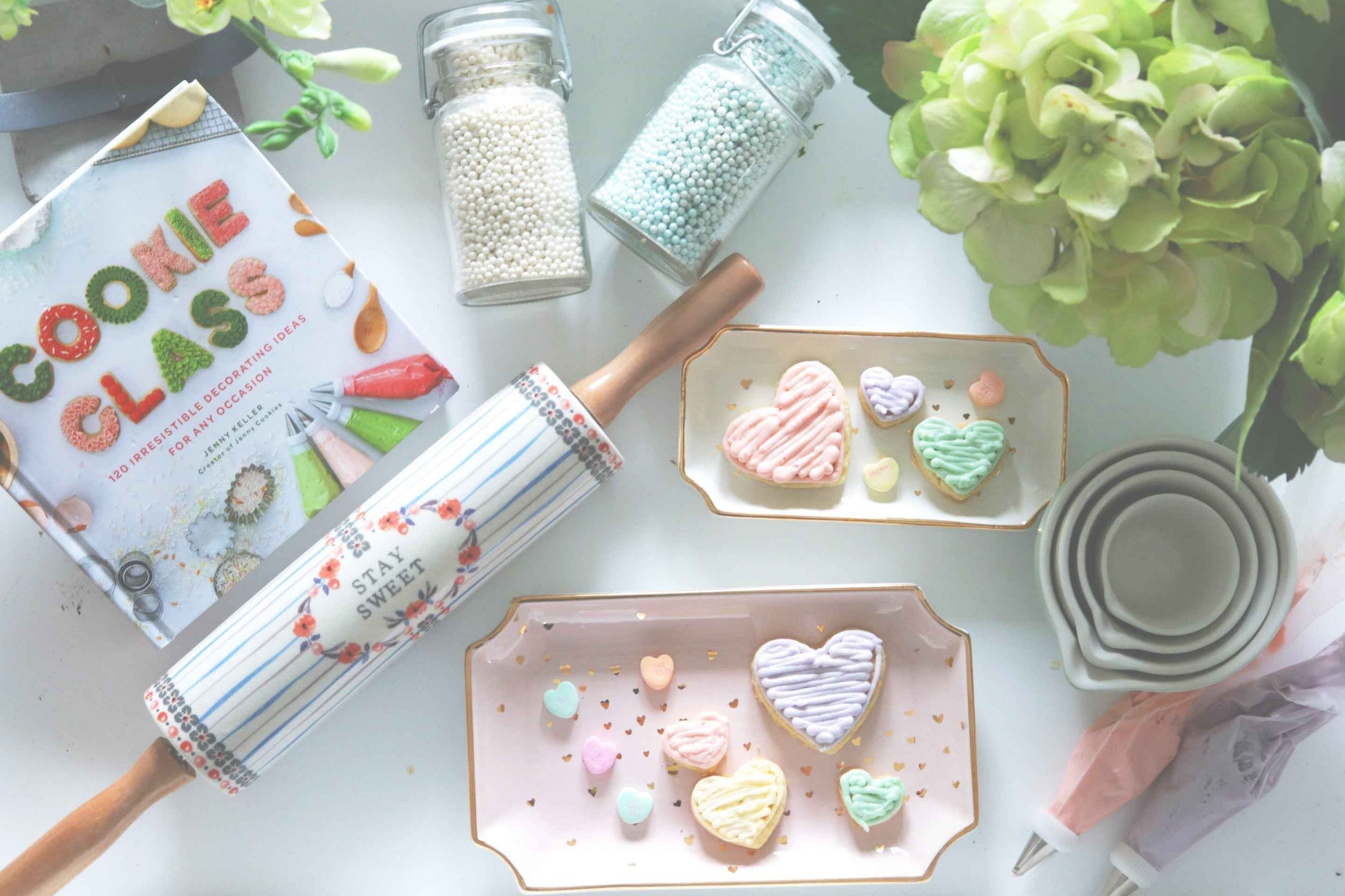 "Confetti Hearts" Tray