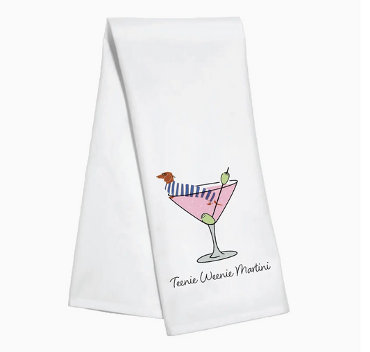 Teenie Weenie Martini Kitchen / Tea Towel