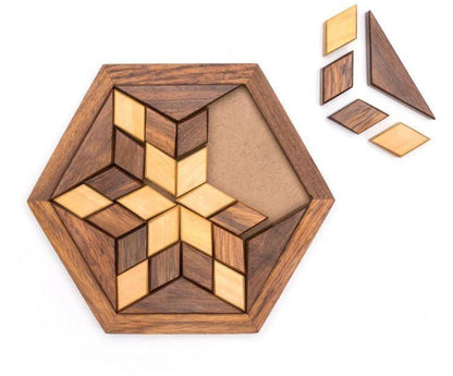 Wooden star puzzle game - Sorelle Gifts
