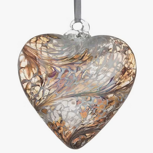 Charity Blown Glass Friendship Hearts - various colors